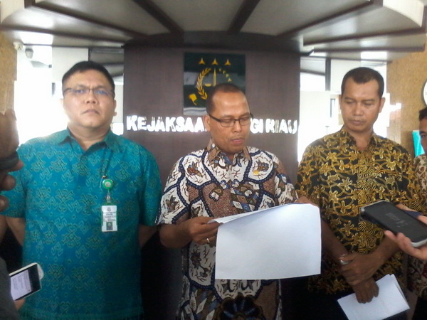 Gelar Press Release, Kajati Riau Ungkap Perkara Tipikor 2017